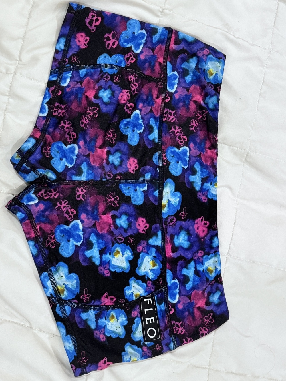 FLEO Blue Purple Pink Floral XL